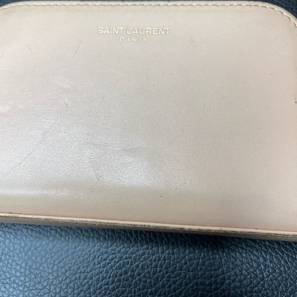 Saint Laurent Handbags - Saint Laurent Nude Leather Wallet